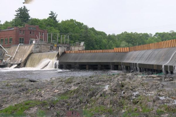Ft. Halifax dam before removal